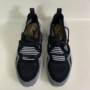 Sorel Women’s Size 7 Explorer Defy Black White Low Top Sneakers